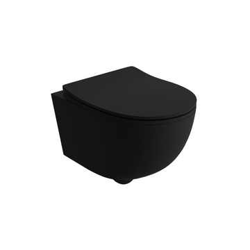 Окачена на стена тоалетна Brava Black